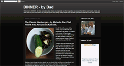 Desktop Screenshot of dinner-bydad.blogspot.com