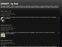 Tablet Screenshot of dinner-bydad.blogspot.com