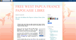 Desktop Screenshot of freewestpapuafrance.blogspot.com