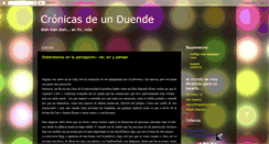 Desktop Screenshot of cronicasdeunduende.blogspot.com