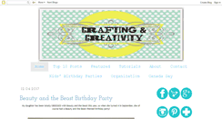 Desktop Screenshot of craftingandcreativity.blogspot.com