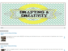 Tablet Screenshot of craftingandcreativity.blogspot.com