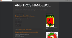 Desktop Screenshot of handebolgaucho.blogspot.com