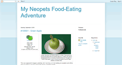 Desktop Screenshot of neopetsfood.blogspot.com