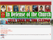 Tablet Screenshot of catholicdefender2000.blogspot.com