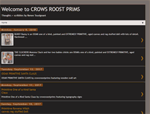 Tablet Screenshot of crowsroostprims.blogspot.com