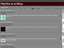 Tablet Screenshot of plasticaenelafrica.blogspot.com