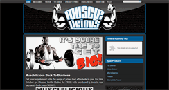 Desktop Screenshot of muscleliciousx.blogspot.com