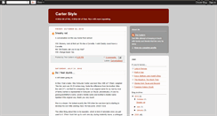 Desktop Screenshot of carterstyle.blogspot.com