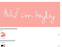 Tablet Screenshot of hayleyvair.blogspot.com