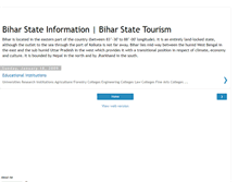 Tablet Screenshot of biharinformation.blogspot.com