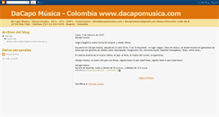 Desktop Screenshot of dacapomusica.blogspot.com