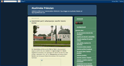 Desktop Screenshot of muslimskafriskolan.blogspot.com