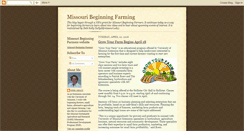 Desktop Screenshot of missouribeginningfarming.blogspot.com