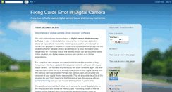 Desktop Screenshot of digital-cameras-recovery-software.blogspot.com