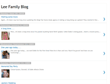 Tablet Screenshot of leefamilybabyblog.blogspot.com