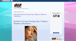 Desktop Screenshot of 360fitnessnews.blogspot.com