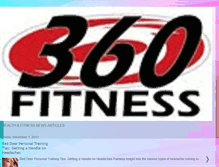 Tablet Screenshot of 360fitnessnews.blogspot.com