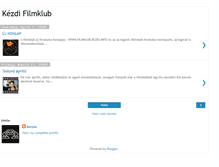 Tablet Screenshot of kezdifilmklub.blogspot.com