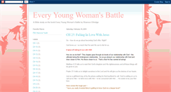 Desktop Screenshot of everyyoungwomansbattlestudy.blogspot.com