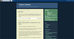 Desktop Screenshot of cuisinecreations.blogspot.com