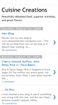 Mobile Screenshot of cuisinecreations.blogspot.com