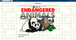 Desktop Screenshot of ajendangeredanimals.blogspot.com