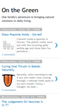 Mobile Screenshot of onthegreennow.blogspot.com
