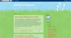 Desktop Screenshot of abibnurahman.blogspot.com