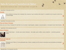 Tablet Screenshot of bibliotecacaminhosdosaber.blogspot.com