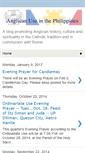 Mobile Screenshot of anglicanusephilippines.blogspot.com