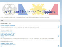 Tablet Screenshot of anglicanusephilippines.blogspot.com