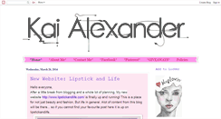 Desktop Screenshot of kaialexandermua.blogspot.com