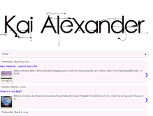 Tablet Screenshot of kaialexandermua.blogspot.com