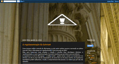 Desktop Screenshot of direitointernet2010.blogspot.com