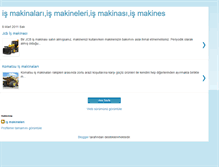 Tablet Screenshot of ismakinalari.blogspot.com