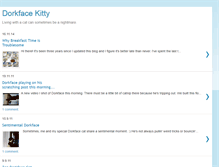 Tablet Screenshot of dorkfacecat.blogspot.com
