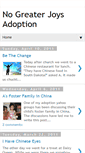 Mobile Screenshot of nogreaterjoysadoption.blogspot.com