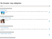 Tablet Screenshot of nogreaterjoysadoption.blogspot.com