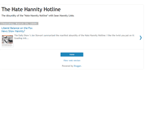 Tablet Screenshot of hatehannityhotline.blogspot.com