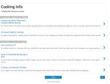 Tablet Screenshot of cooking-infoz.blogspot.com