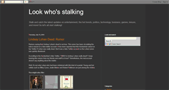 Desktop Screenshot of lookwhosstalking.blogspot.com