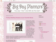 Tablet Screenshot of bigdayplanners.blogspot.com