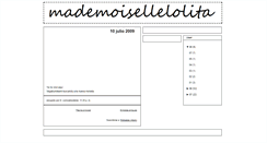 Desktop Screenshot of mademoisellelolita.blogspot.com