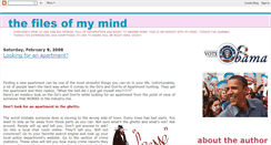 Desktop Screenshot of filesofmymind.blogspot.com