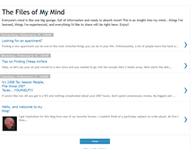 Tablet Screenshot of filesofmymind.blogspot.com