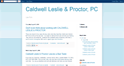 Desktop Screenshot of caldwellleslieproctor.blogspot.com