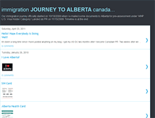 Tablet Screenshot of journeytoalberta.blogspot.com