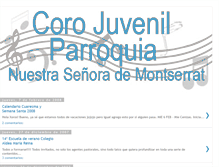 Tablet Screenshot of corojuvenilmontserrat.blogspot.com