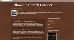 Desktop Screenshot of fellowshiplubbock.blogspot.com